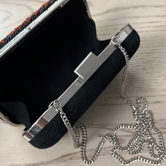 Zara rhinestone beaded clutch - Picture 4 of 8